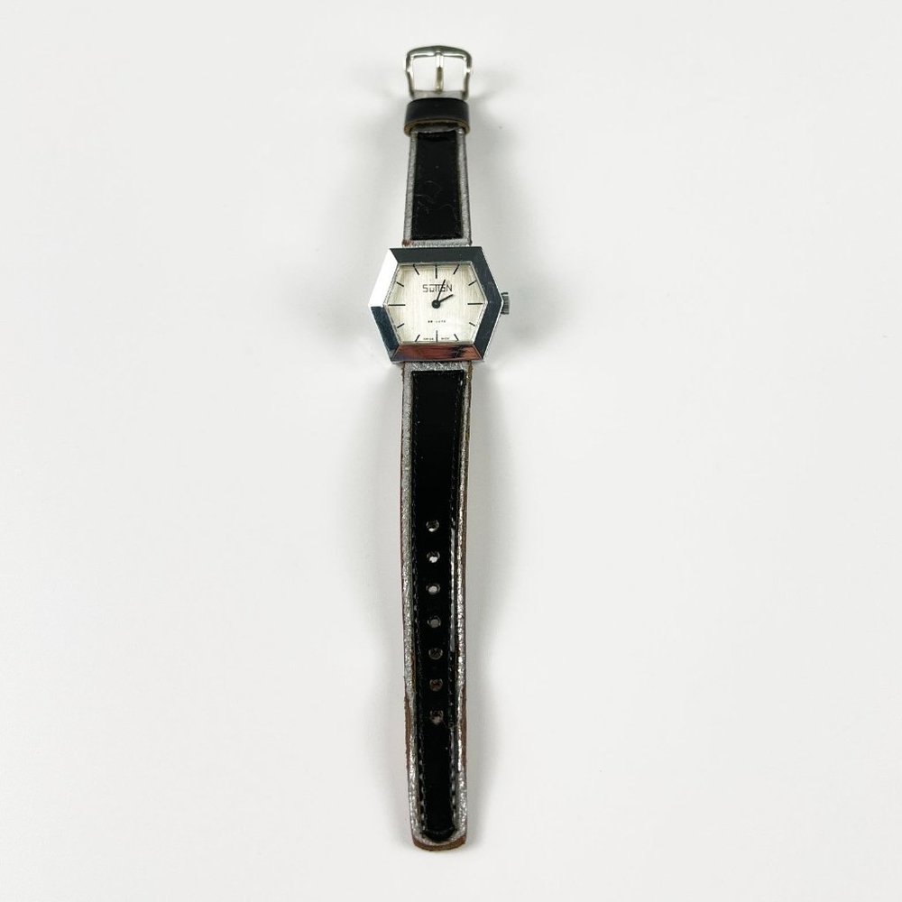 Vintage Retro Swiss Made Sutton De Luxe Silver Tone Watch Lot Parts Repair